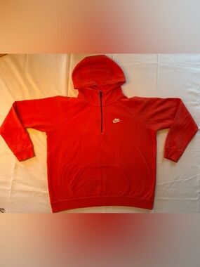 Nike | Women’s XL | Quarter Zip Hoodie Pullover Salmon Red Color Long Sleeve